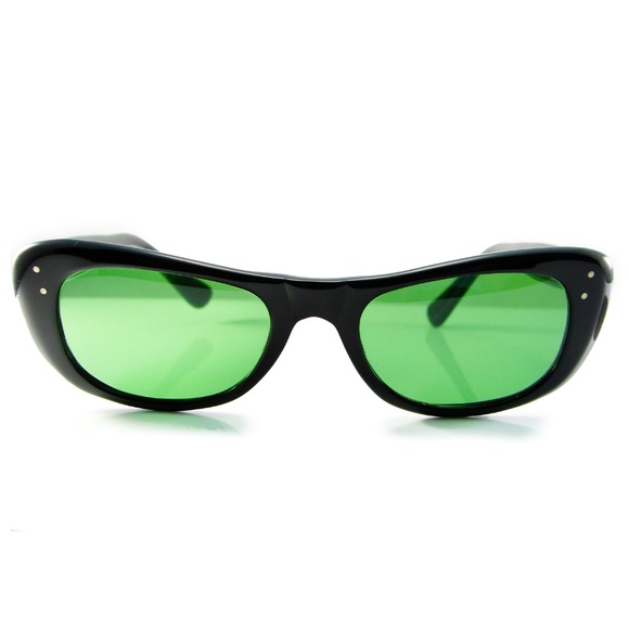 Paulette Guinet Sunglasses Black Mod VTG NWOT main image 6